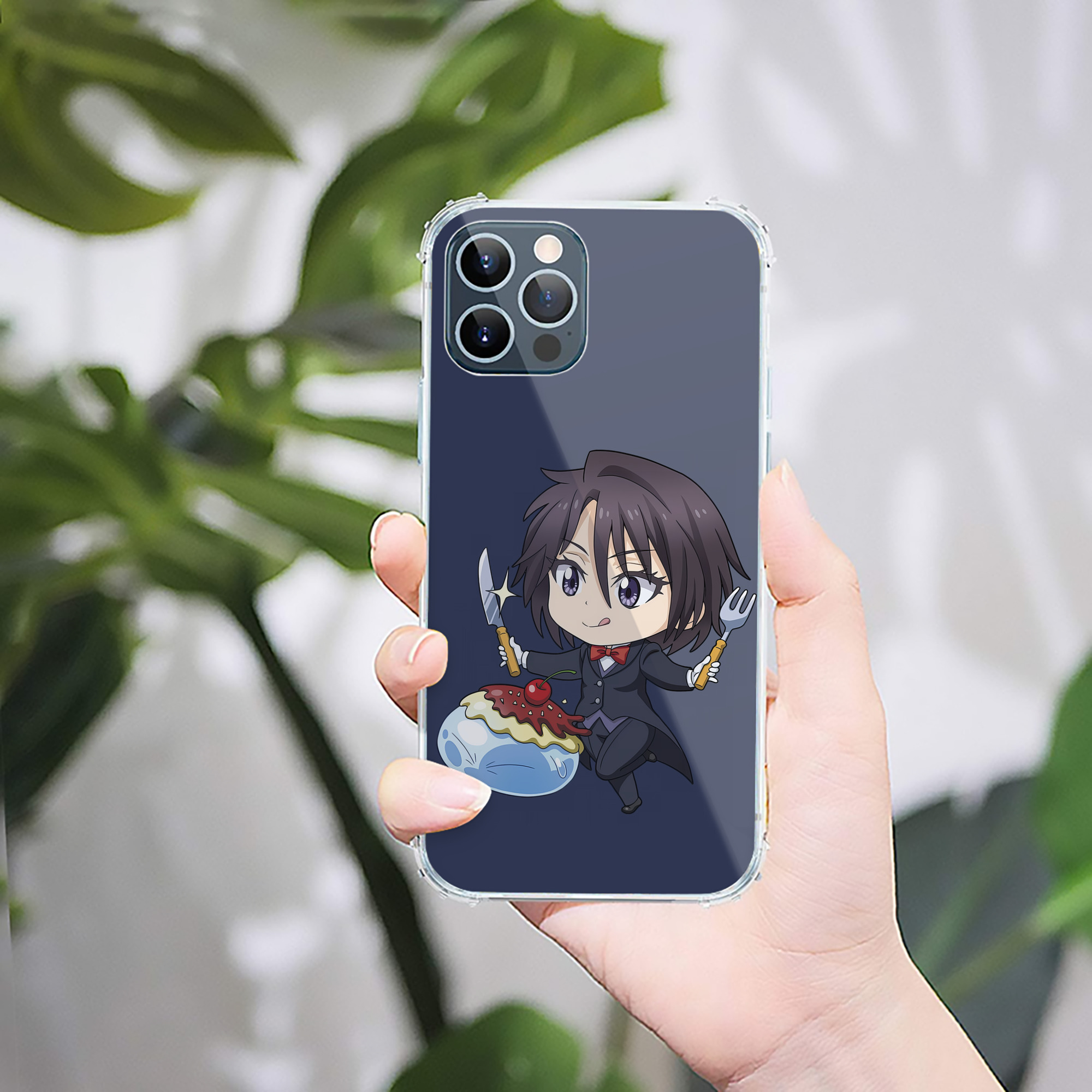 （画像用） 転スラ Regarding Reincarnated to Slime 【iPhone 12シリーズ対応】透明スマホケース（クリアソフトケース）